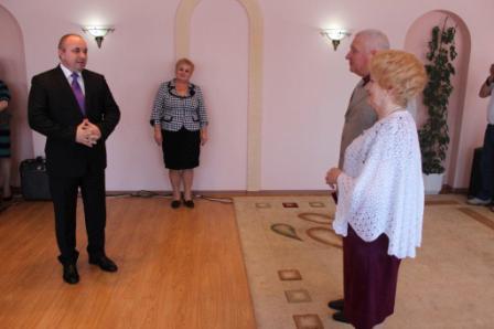 Сапфировая свадьба у семьи Миталенко